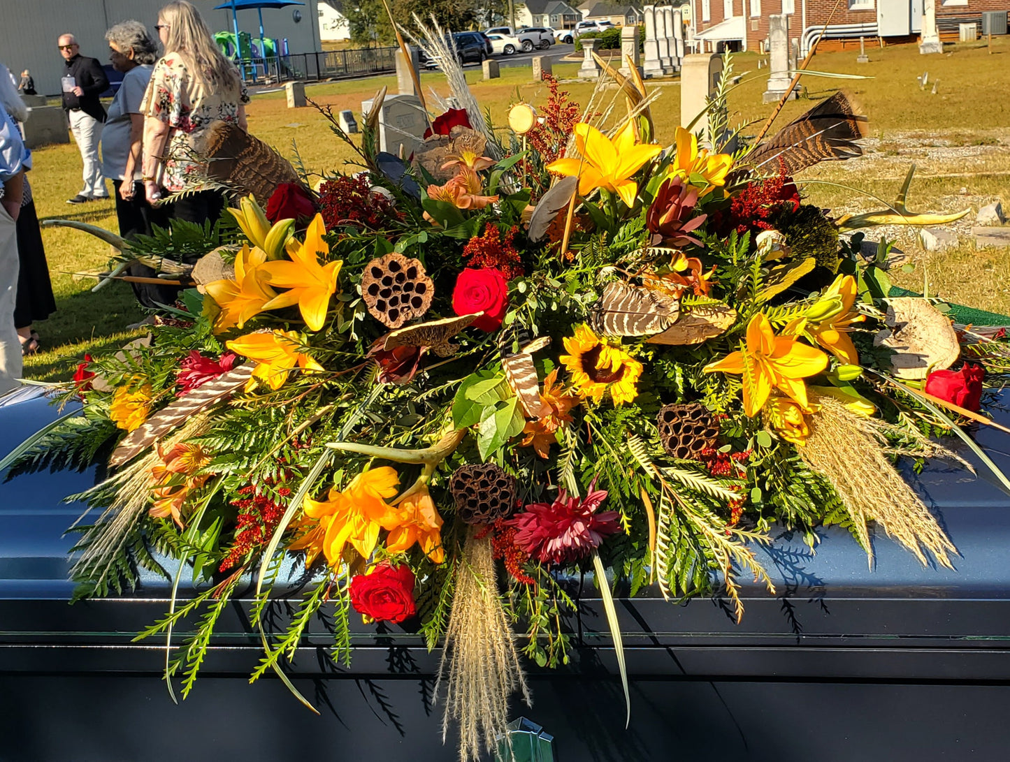 Half Casket Spray- Sympathy