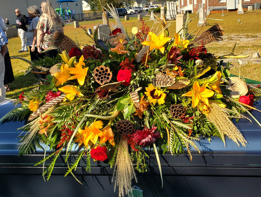 Half Casket Spray- Sympathy